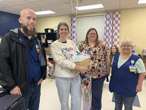 Congratulations to Ms Tate who was recognized by the local community with the MOST votes for Teacher Appreciation Week from Pass Christian Walmart!