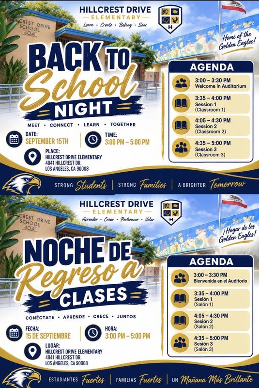 Back 2 School Night