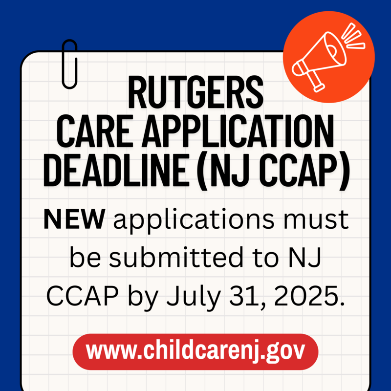 NJ CCAP July 31 Deadline