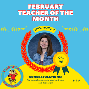 Parkway teacher of the month