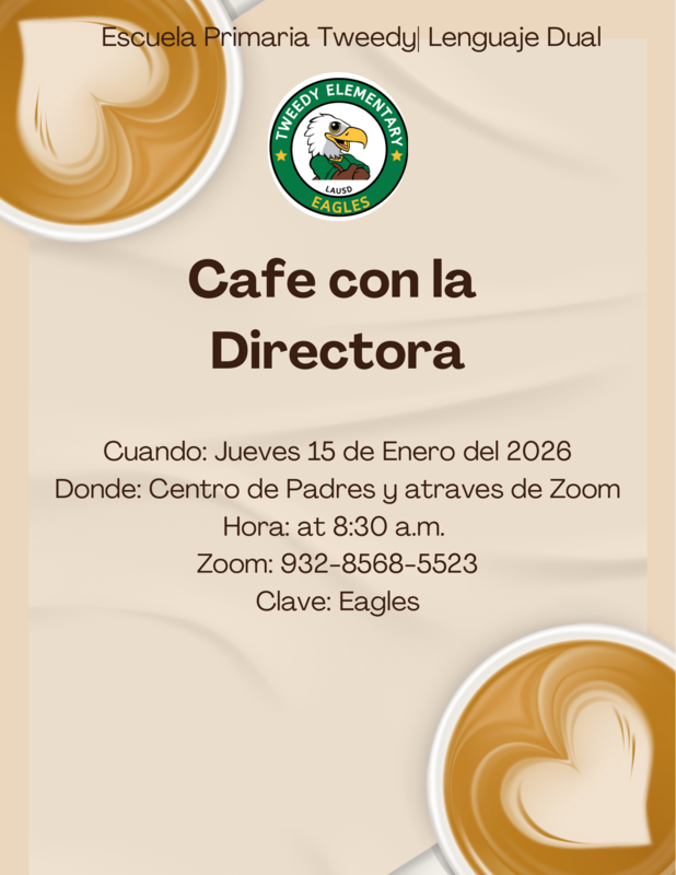 Cafe con la directora