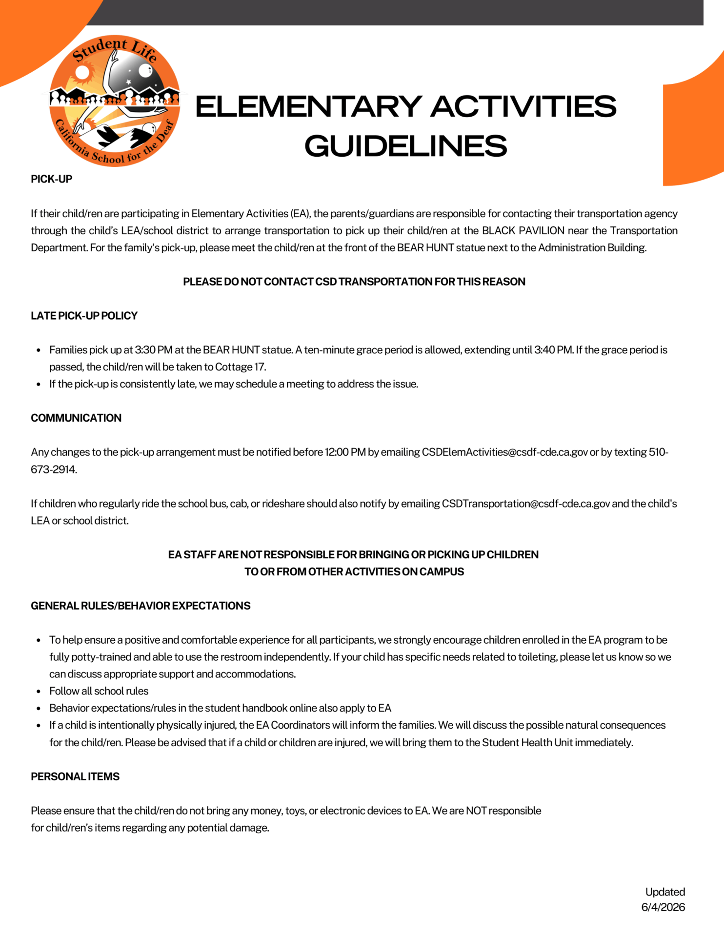 Guidelines