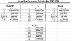 Bell Schedules