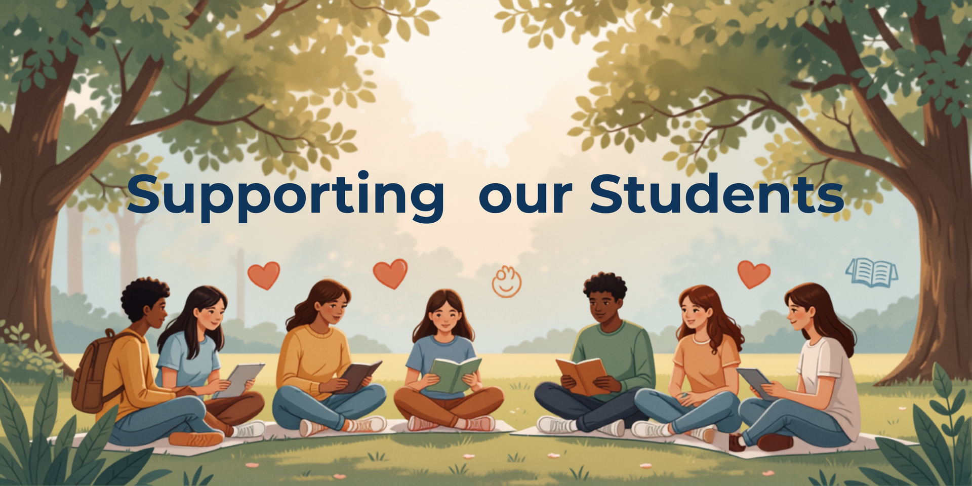 student support banner