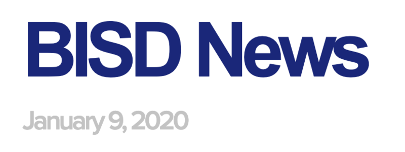 BISD News: January 9, 2020