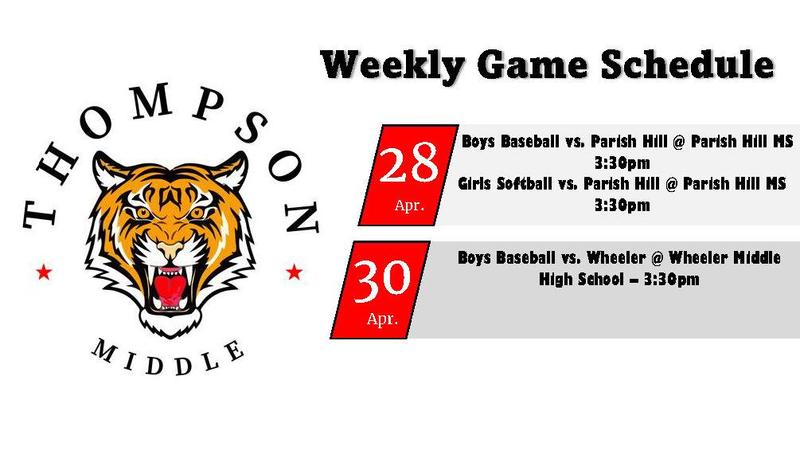 TMHS Game Schedule