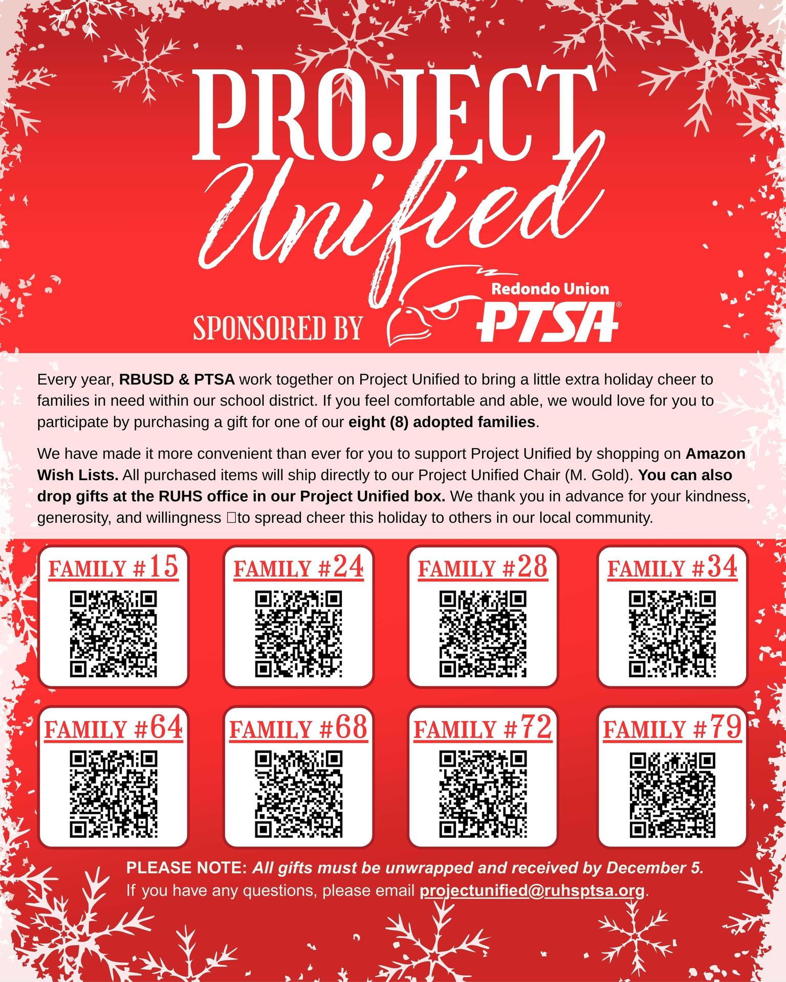 Project Unified sponsored by RUHS PTSA