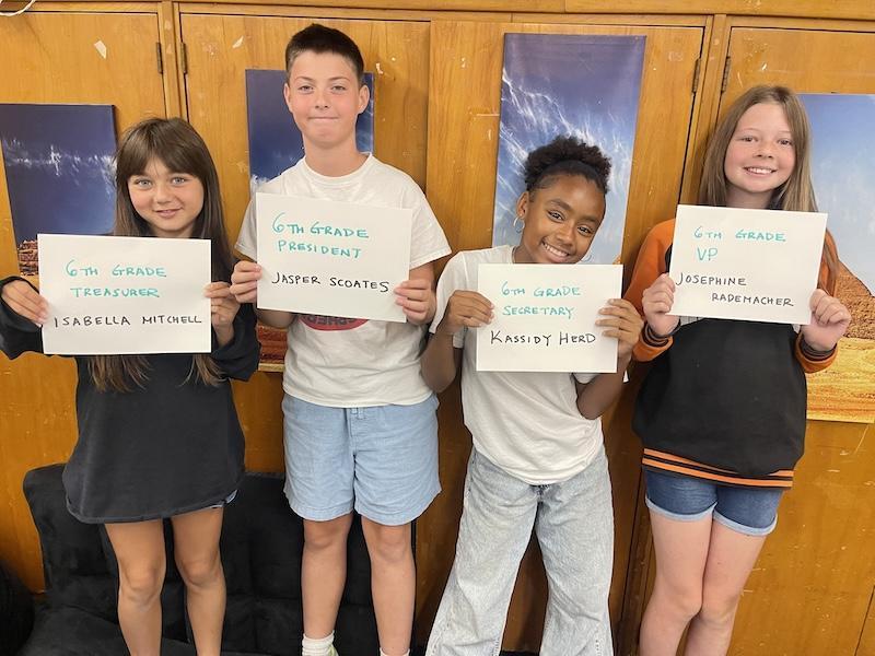 Sixth Grade Officers 2025-2026