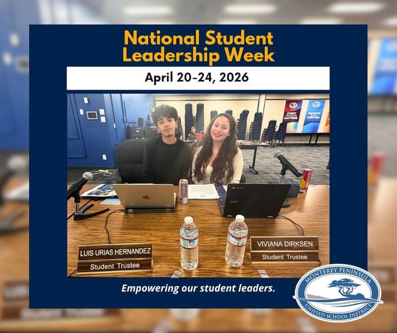MPUSD's Student Board of Trustees for Spring