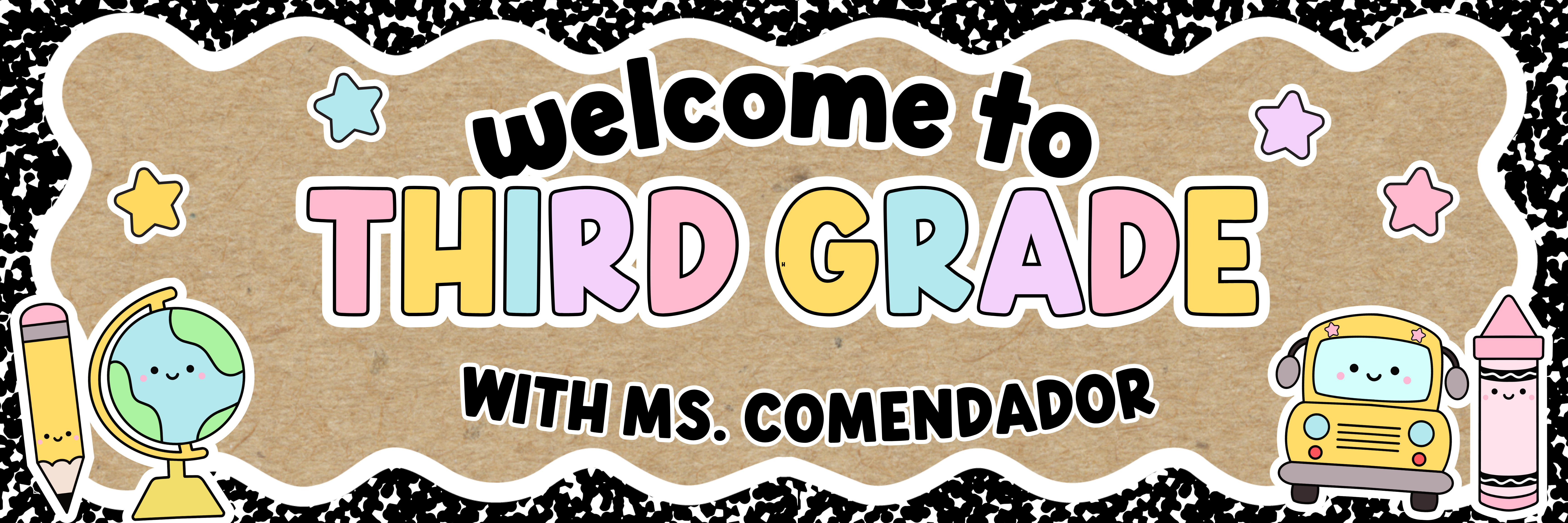 Welcome to third grade with ms. Comendador 