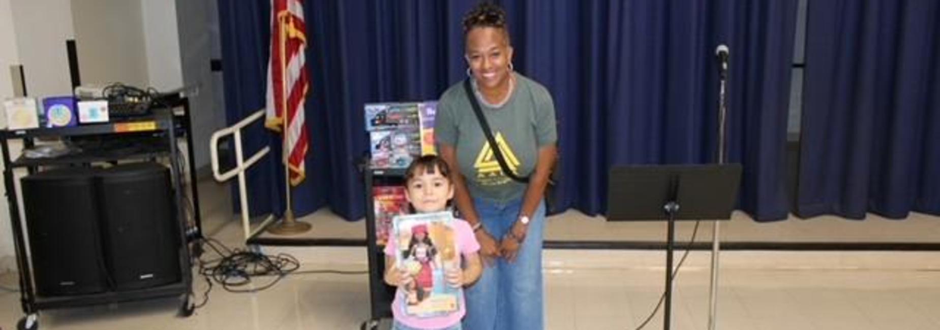 Perfect Attendance raffle winner for August