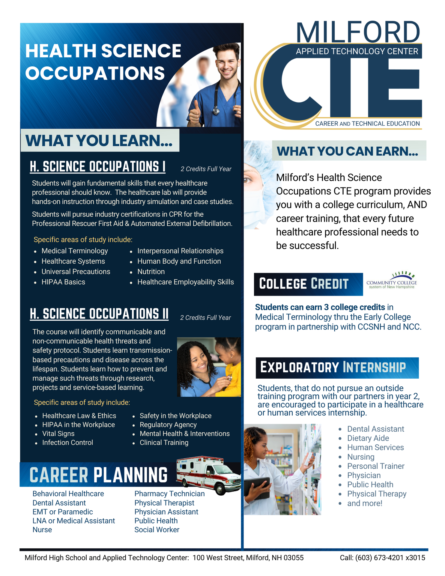 Health Science Info. Sheet