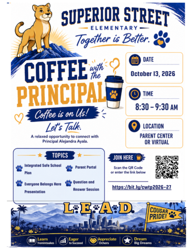 Coffee with the Principal