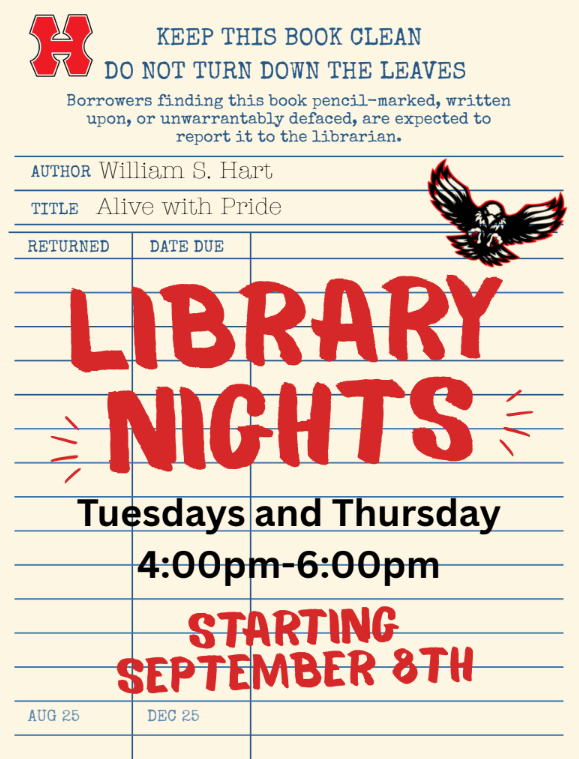 Library Nights Flyer