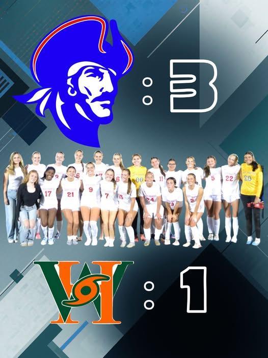The Lady Pirates win 3-1 against West Harrison!
