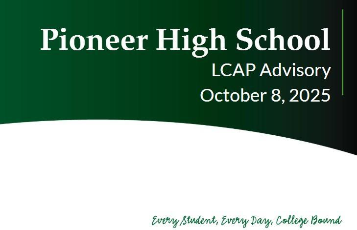 LCAP Advisory