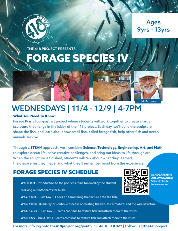 Forager Species 4 STEAM Workshop Series with Edward Martinez III