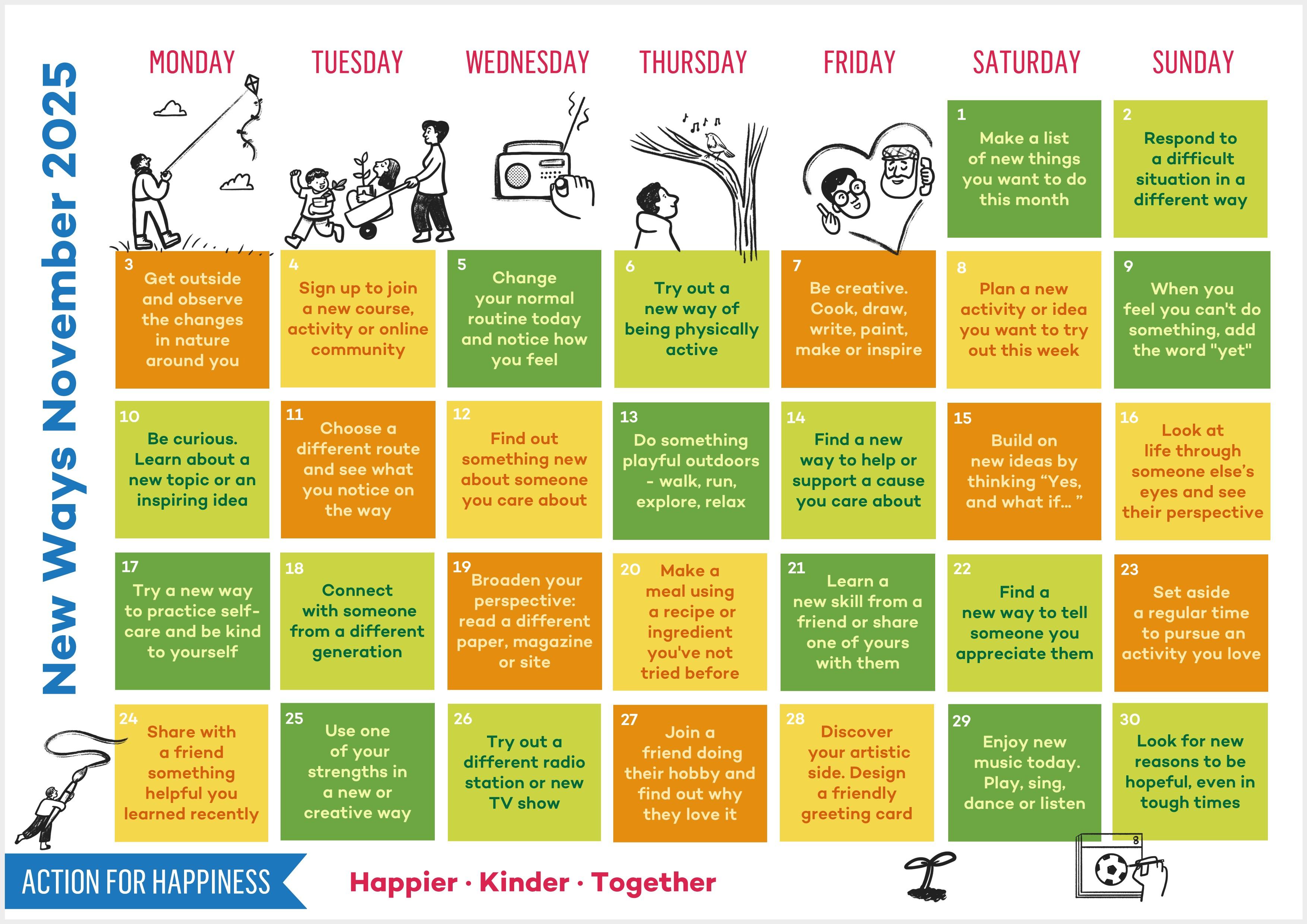 New Ways November 2025 Calendar