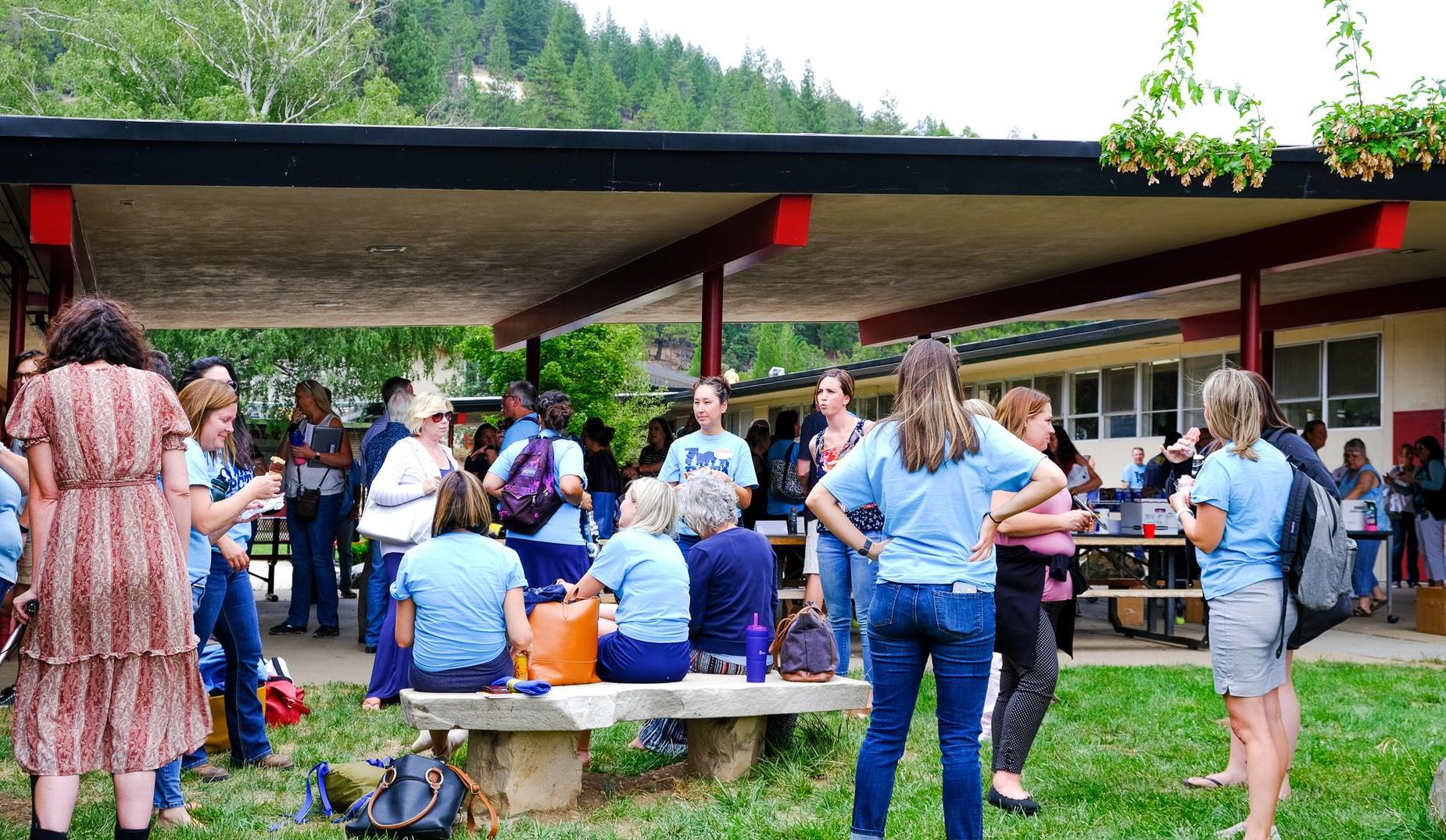 Staff welcome back day