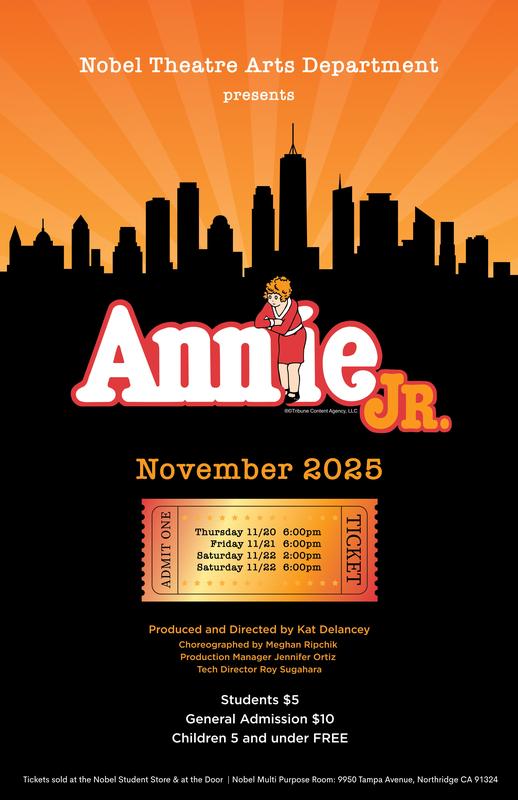 Nobel Theatre Arts Presents Annie Jr. Featured Photo
