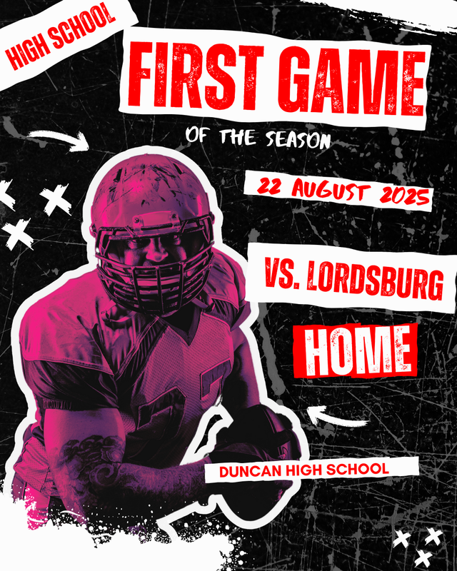Football player with details about the game