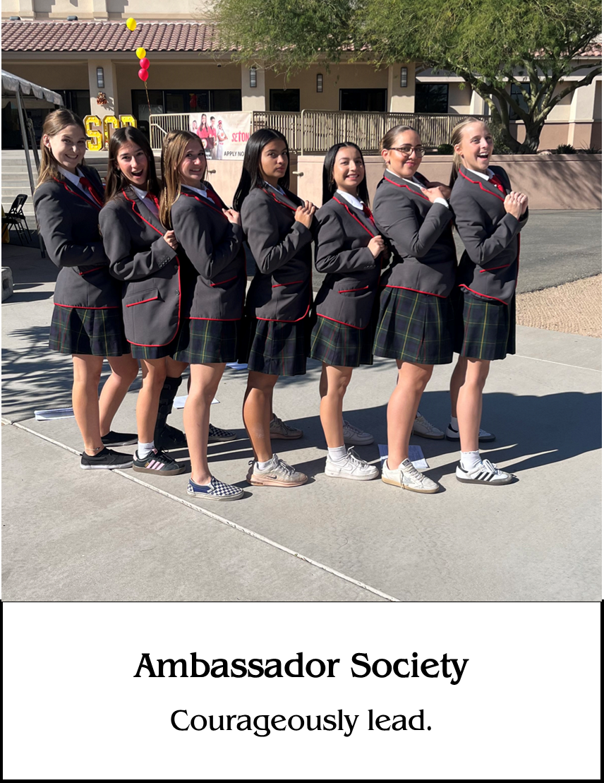 students in ambassador jackets