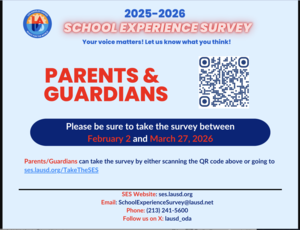 School Experience Survey