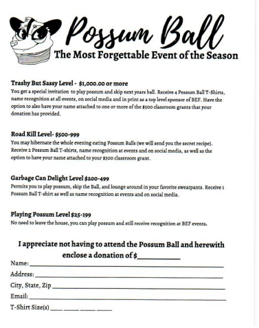 Possum Ball 2020 Featured Photo
