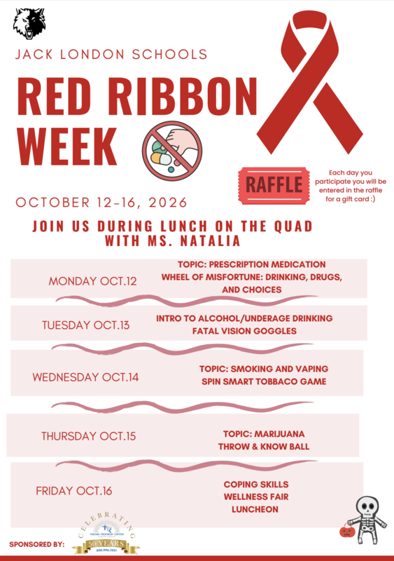 Red Ribbon Week  / La Semana del Listón Rojo