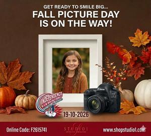 GET READY TO SMILE BIG... FALL PICTURE DAY IS ON THE WAY!