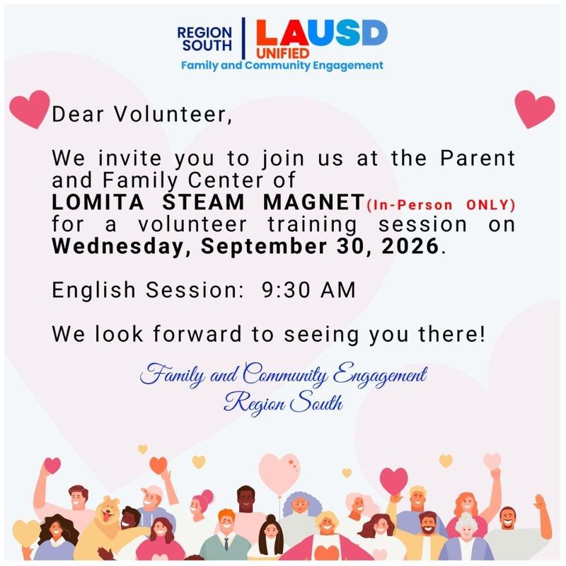 Volunteer Training 9-30-26
