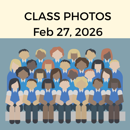 Class Picture Day February 27th