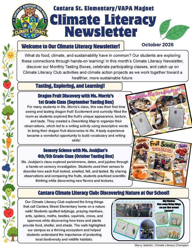 Climate Literacy Newsletter
