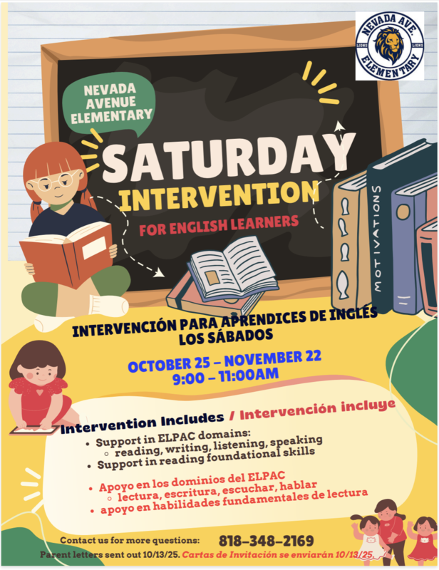 Saturday Intervention
