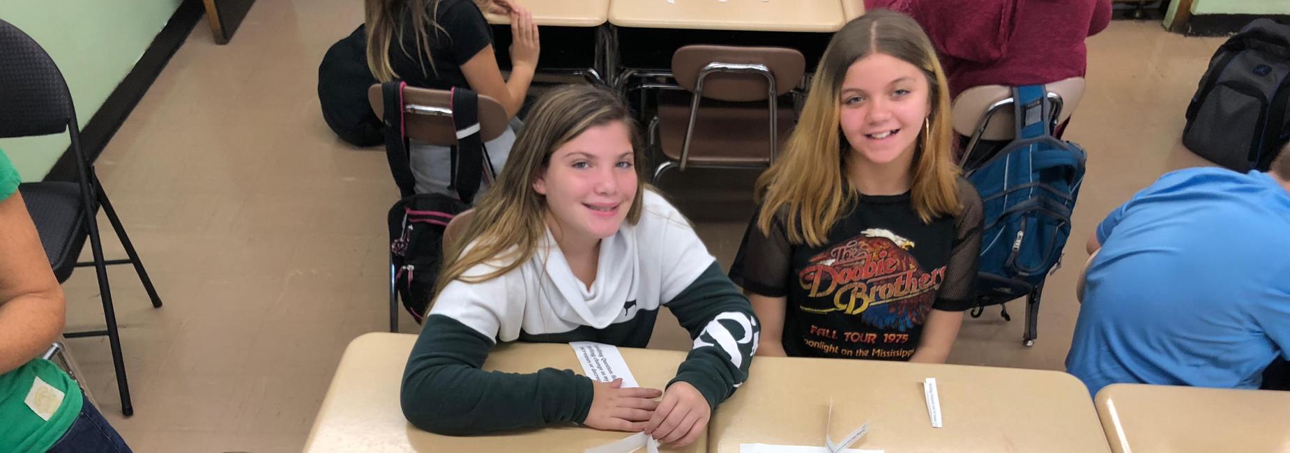 SEL - Eighth grade girls in Social Studies