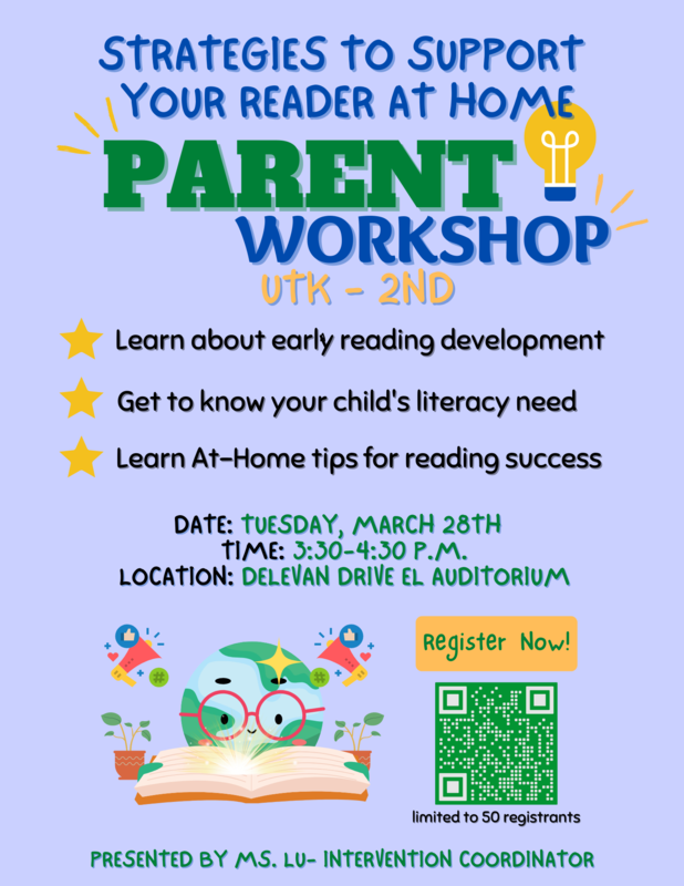 Parent Workshop:  How to Support Your Reader at Home