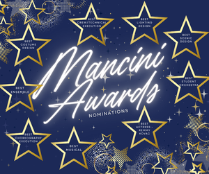 mancini awards in text with nomination catergories in stars