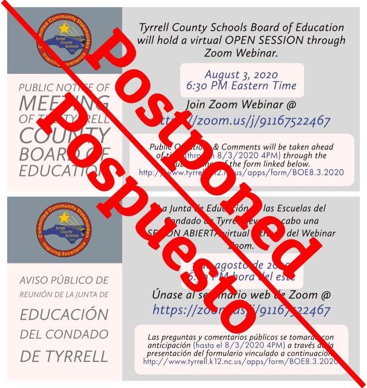 Postponed Meeting