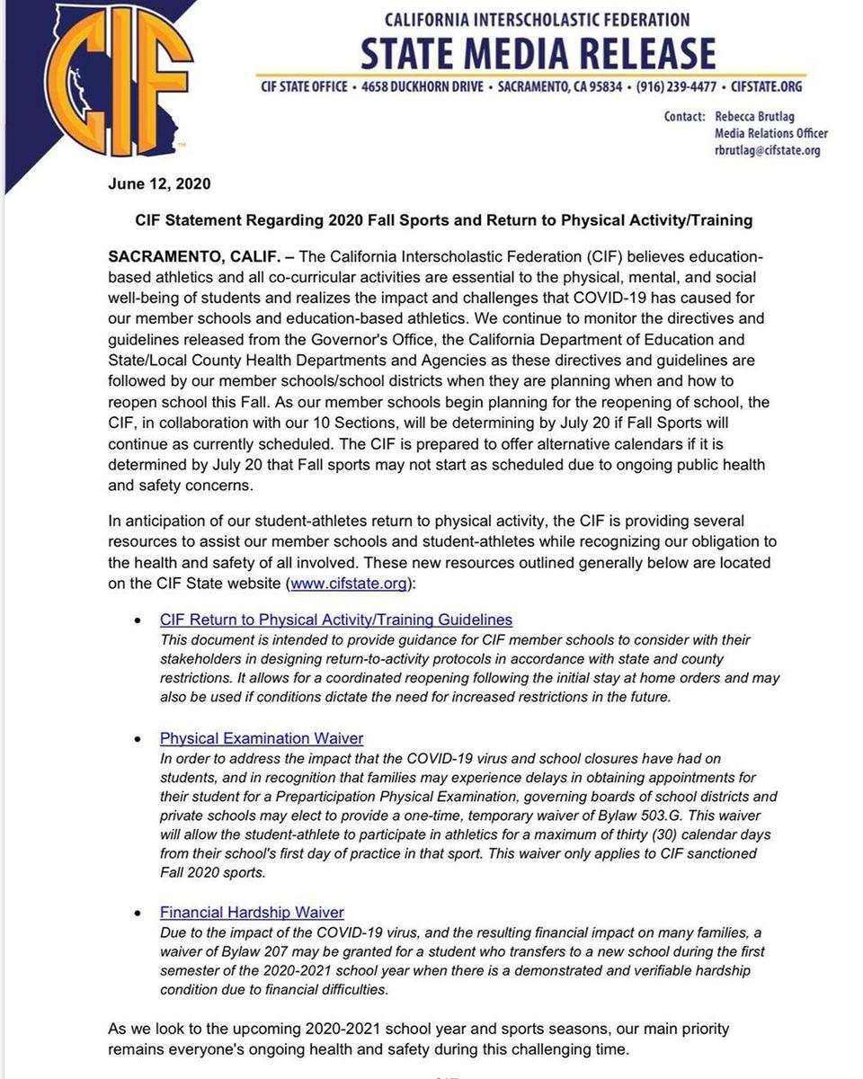Important 2020 21 Updates Welcome To Uni High Charter Athletics Athletics University High School Charter