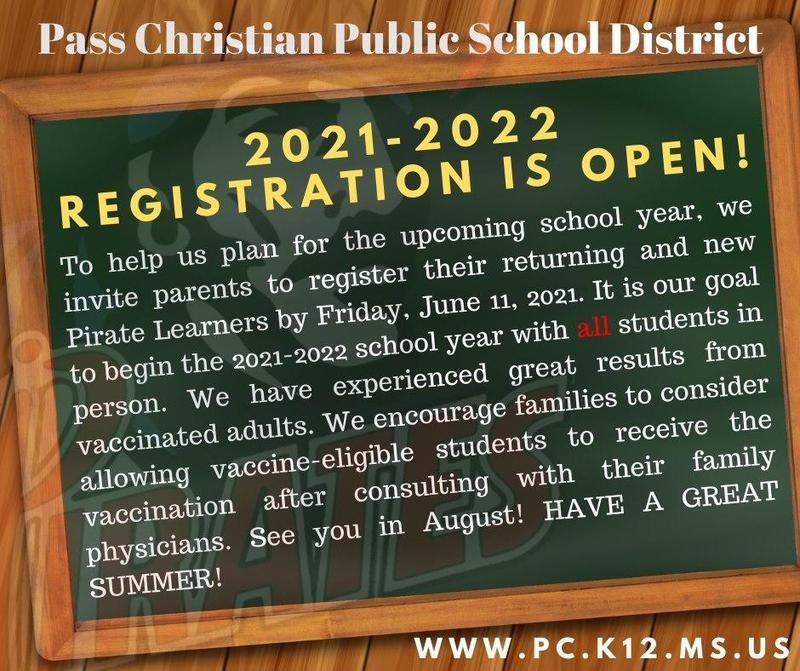 Registration for the 2021-2022 school year is now open. Featured Photo