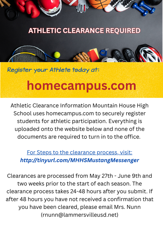 Athletic Clearance Required for All MHHS Sports Featured Photo