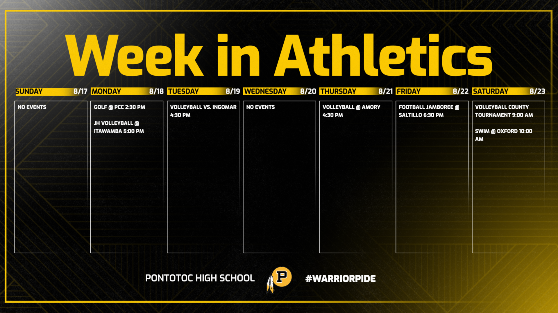 Week in Athletics 