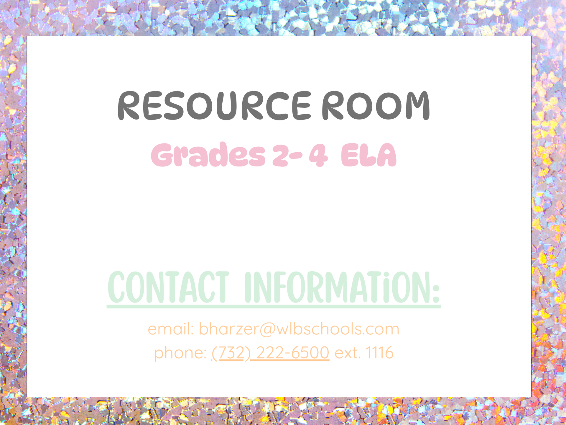 Contact Information