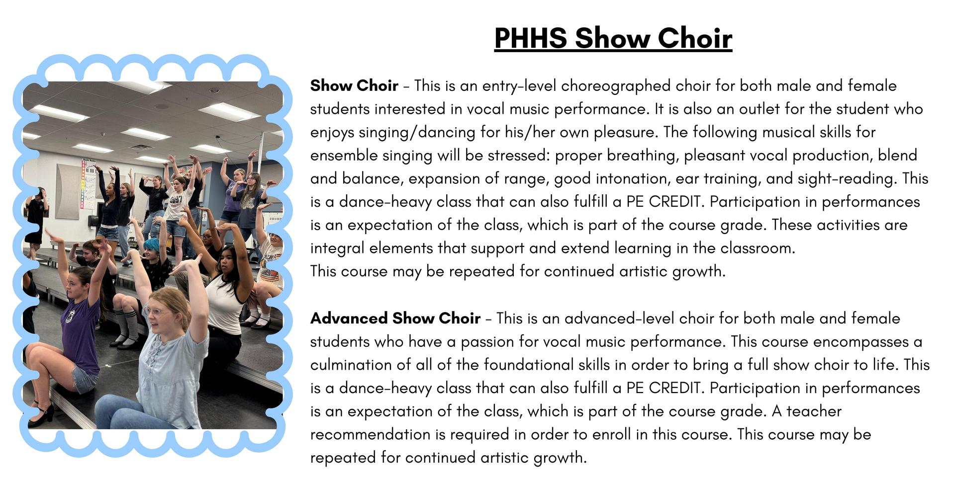 performing arts blurb