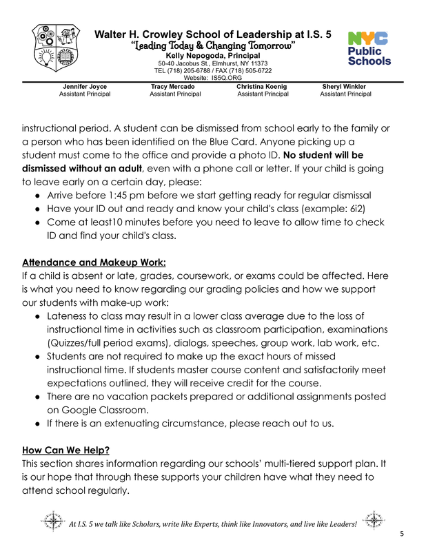 Attendance Policy