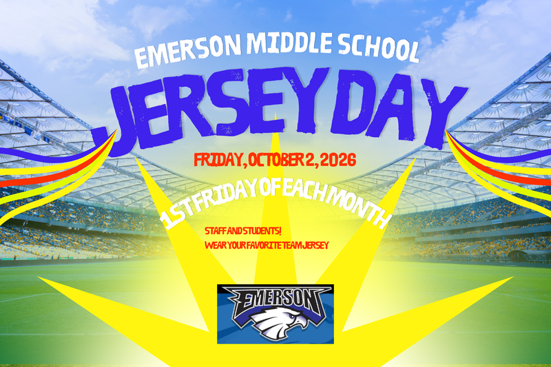 Jersey Day - First Fridays of the mon - October 2, 2026