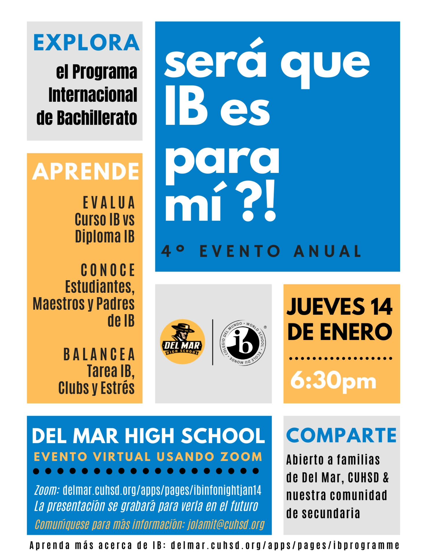 ib info night on jan 14, 2021