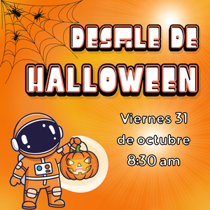 Halloween Parade Picture in Spanish