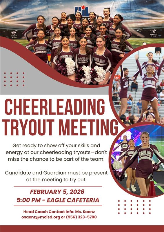 MHS Cheerleading Tryout Meeting - February 05, 2026