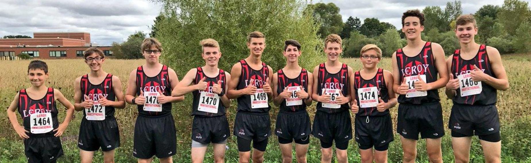 Boys Cross Country team